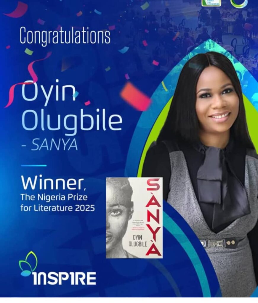 Oyin Olugbile clinches US$100,000 The Nigeria Prize for Literature 2025